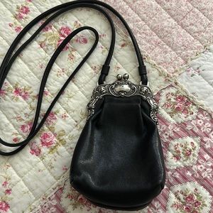 Vintage 1990's Leather pouch purse